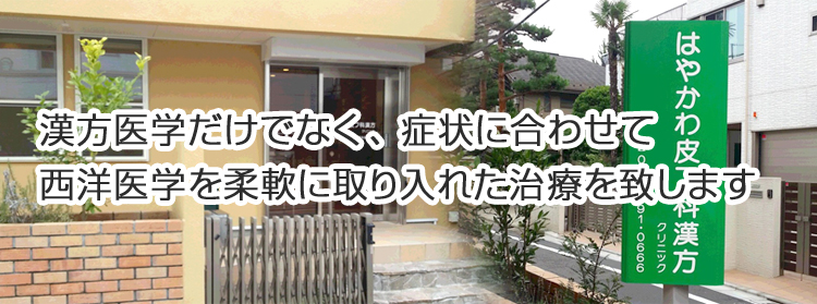 西洋医学だけでなく、症状に合わせて東洋医学を柔軟に取り入れた治療を致します